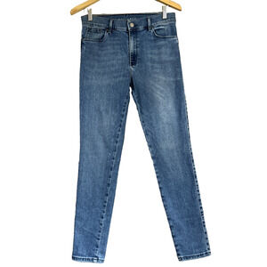 Mott & Bow Jeans Women 28x28 Blue High Rise Skinny Light Wash Stretch Denim